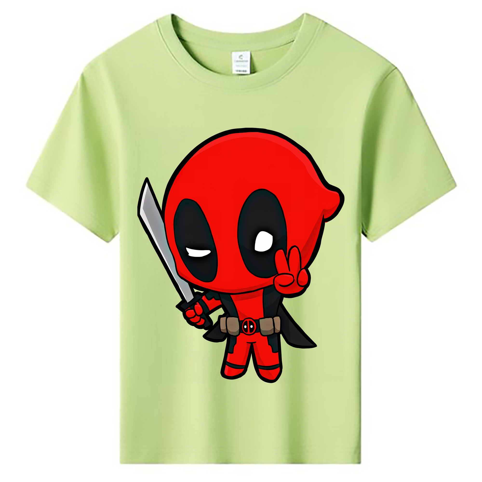 （画像用） Deadpool デッドプール 綿100％キッズTシャツ（フロントプリント）